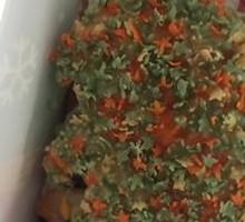 Christmas Tree Cheese Chicken Burger