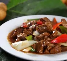 Stir-fried Lamb Face