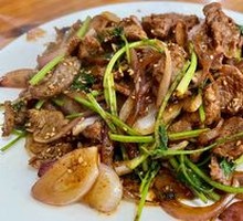 Stir-Fried Lamb Strips
