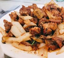 Cumin Meat Tendon Rice Bowl