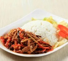 Fish-Flavored Shredded Pork Rice