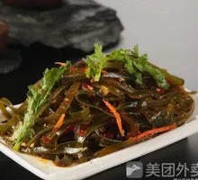 Thin seaweed strips
