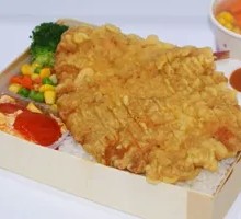 Iron Plate Squid and Pork Rice