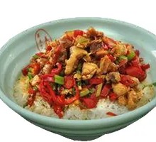 Black Pepper Chicken Rice Bowl