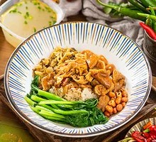 Stir-fried Pig Intestines Rice Bowl