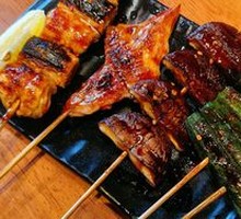 Chicken and Green Onion Skewers (Sauce)