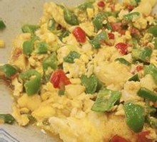 Chopped Chili Stir-fried Soft Egg