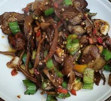 Smoked Bamboo Shoots with Preserved Pork