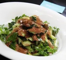 Pork Ear with Cucumber Salad