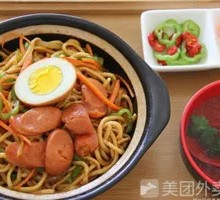 Sausage Fried Noodles