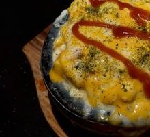 Steamed egg custard