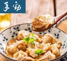 Cold-Mixed Sesame Paste Fish Ball and Pork Dumplings