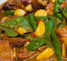 Braised Pork Ribs with Tiger Skin Peppers