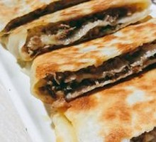 Three-Peel Two-Filling Beef Big Pancake