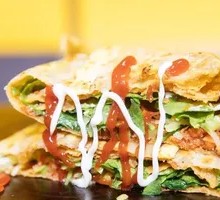 Seaweed and Pork Floss Pancake