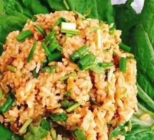 Egg Sauce Potato Rice Ball