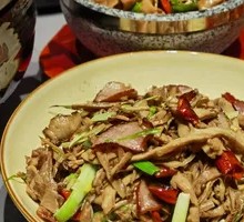 Smoked Bamboo Shoots with Preserved Pork