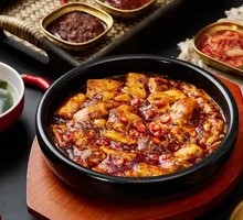 Stone Plate Spicy Mapo Tofu
