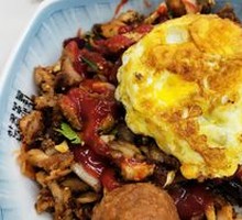 Tomato Roast Meat Rice Bowl