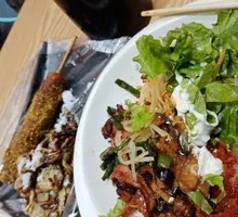 Grilled Pork and Eggplant Rice Bowl