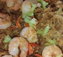 Garlic Shrimp with Rice Noodles