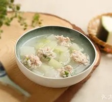 Winter Melon Meatball Noodle Pot