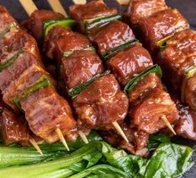 Fried Hangzhou Chili Meat Skewers