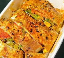 Egg and Ham Grilled Cold Noodles