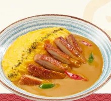 Grilled Chicken Curry Omelette Rice