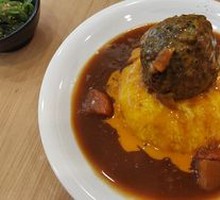 Cheese Pork Egg Curry Rice