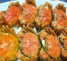 Steamed River Crab