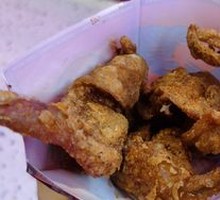 Garlic Fried Chicken Skin