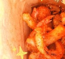 Fried King Oyster Mushroom