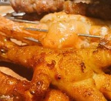 Charcoal-grilled Lamb Skewers