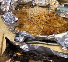 Aluminum-Wrapped Enoki Mushrooms