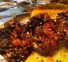 Grilled Chicken Heads