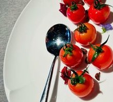 Tomato Crisp Mushroom Salad