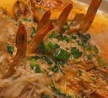 Steamed Shrimp with Garlic