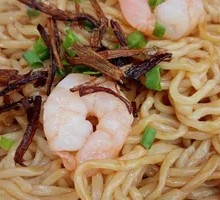 Shrimp and Scallion Oil Noodles
