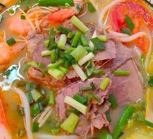 Fresh Shrimp Seafood Sour Rice Noodles