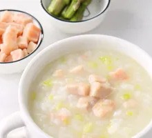 Salmon Bamboo Shoot Germinated Rice Porridge