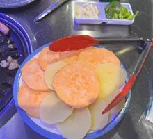 Potato and Sweet Potato Platter