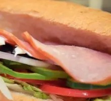 Cheese Bread Italian Ham Sandwich