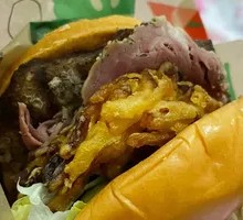 Mushroom Grilled Chicken Burger