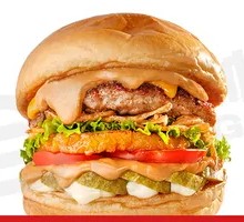 American Smooth Peanut Butter Steak Burger