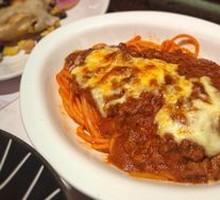 Meat Sauce Cheese Pasta