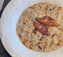 Foie Gras Black Truffle Mushroom Risotto