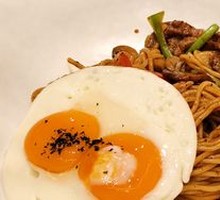 Black Pepper Beef Spaghetti