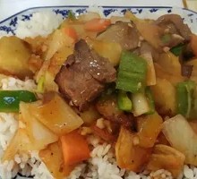 Beef and Potato Rice Bowl