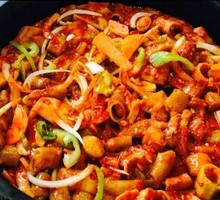 Spicy Beef Intestine Hot Pot